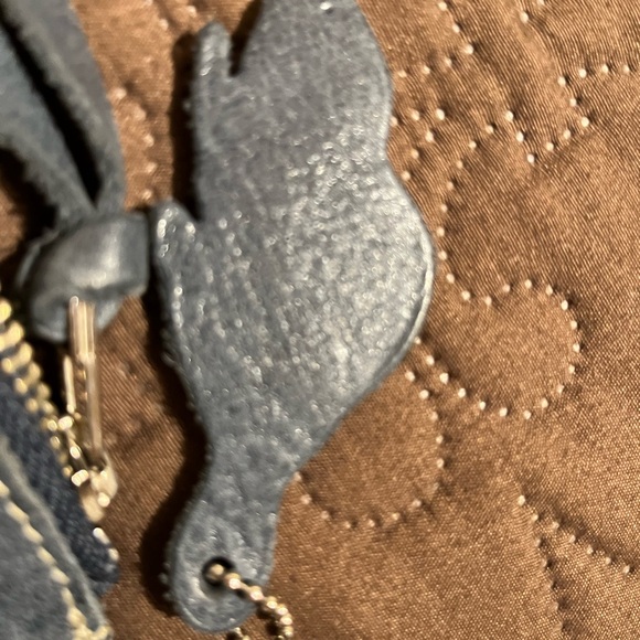 Authentic roots leather cross body bag Graphite colour - Picture 10 of 13